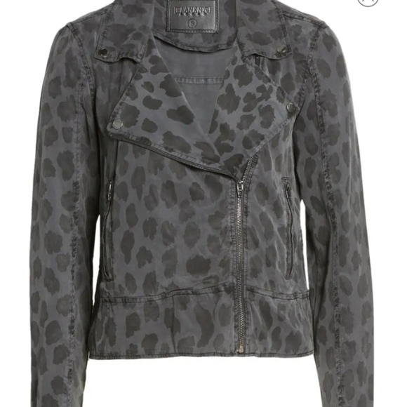 BLANKNYC LEOPARD MOTO JACKET SIZE LARGEFits true - Picture 6 of 14